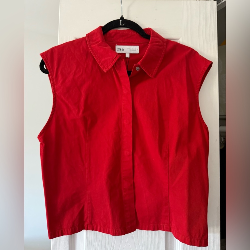 Zara Collared Top